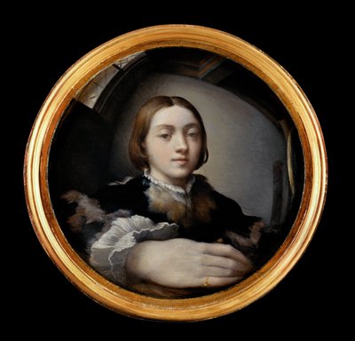 Self Portrait at the Mirror by Parmigianino
